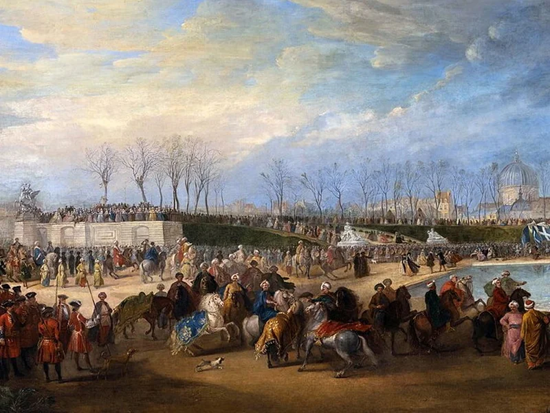 1688-Charles Parrocel - Mehemet Effendi, ambasciatore turco, arriva alle Tuileries, 21 marzo 1721